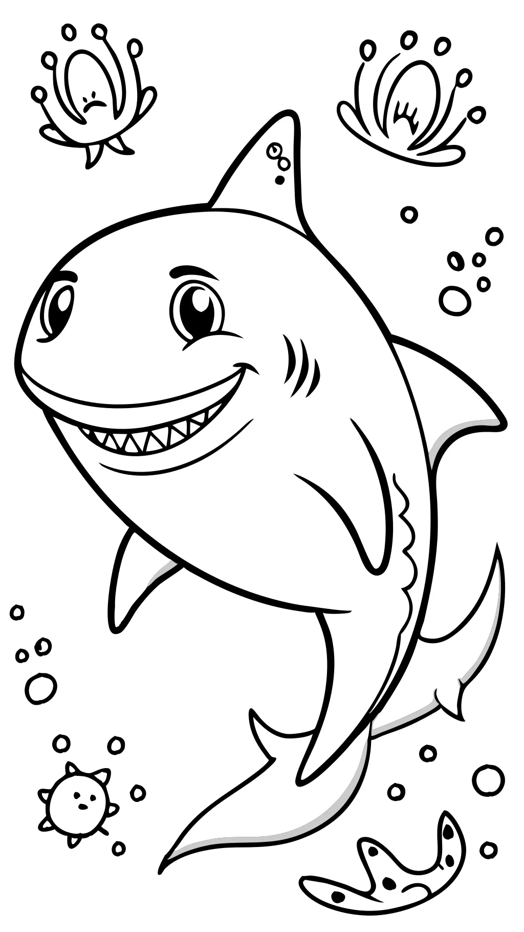 coloriages de requin gratuits